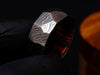 Custom Handmade Damascus Steel Ring Multi-Color Wood Ring Wedding Ring Engagement Ring